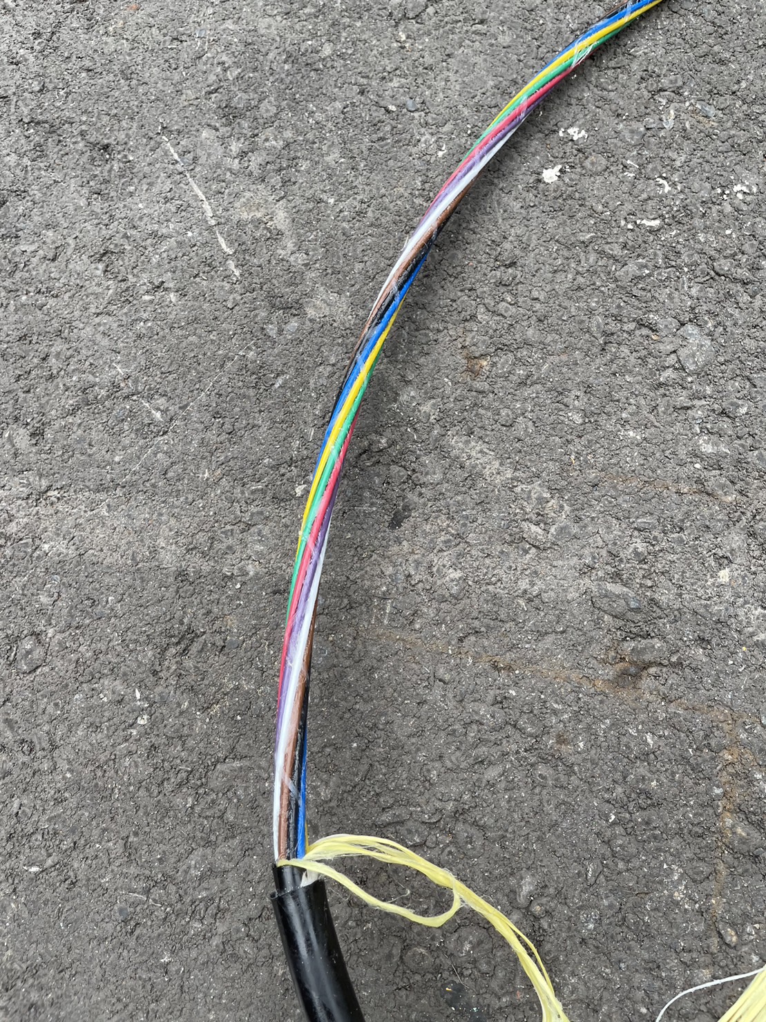 電話線路佈放作業2