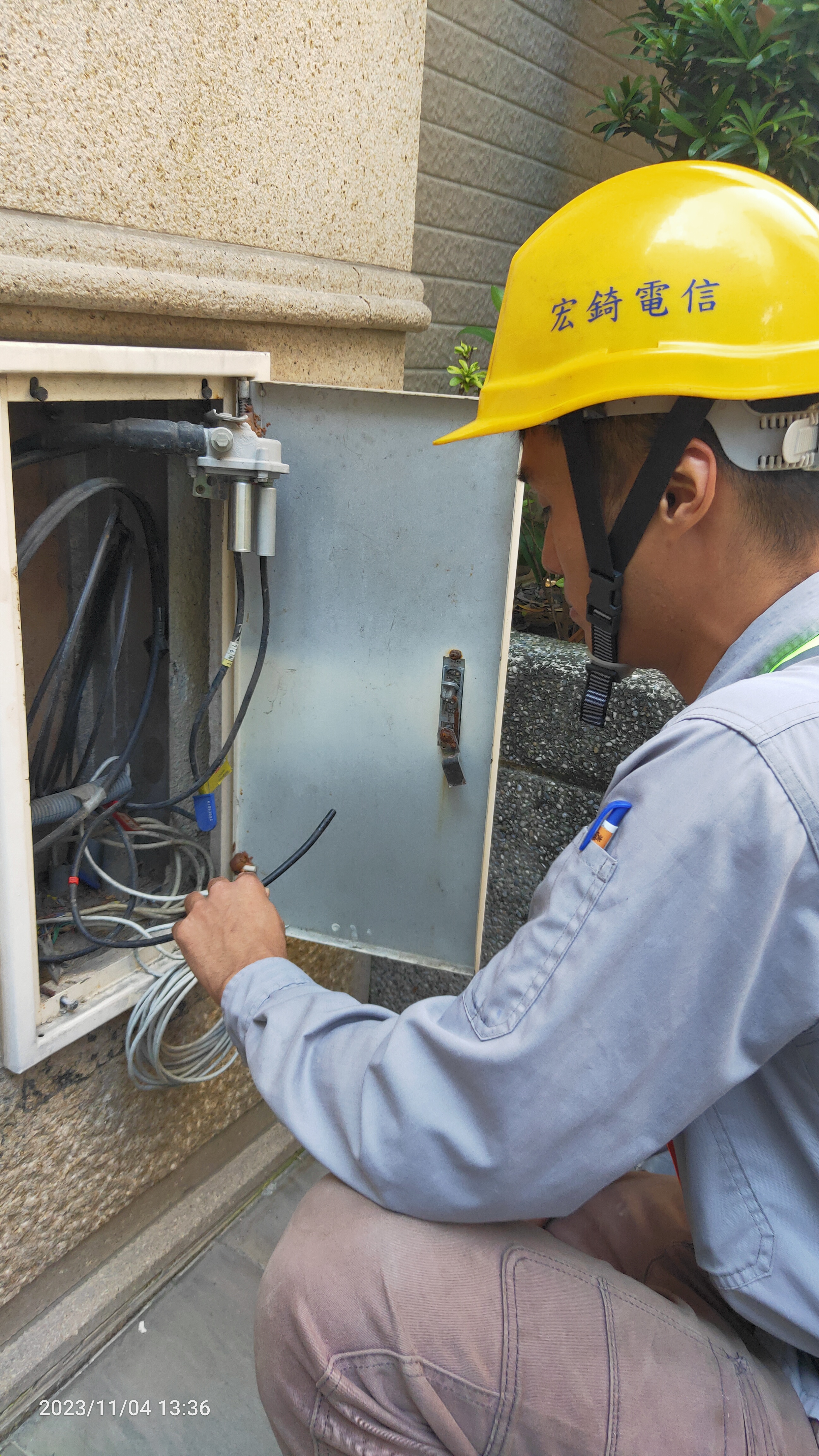 電話線路佈放作業1