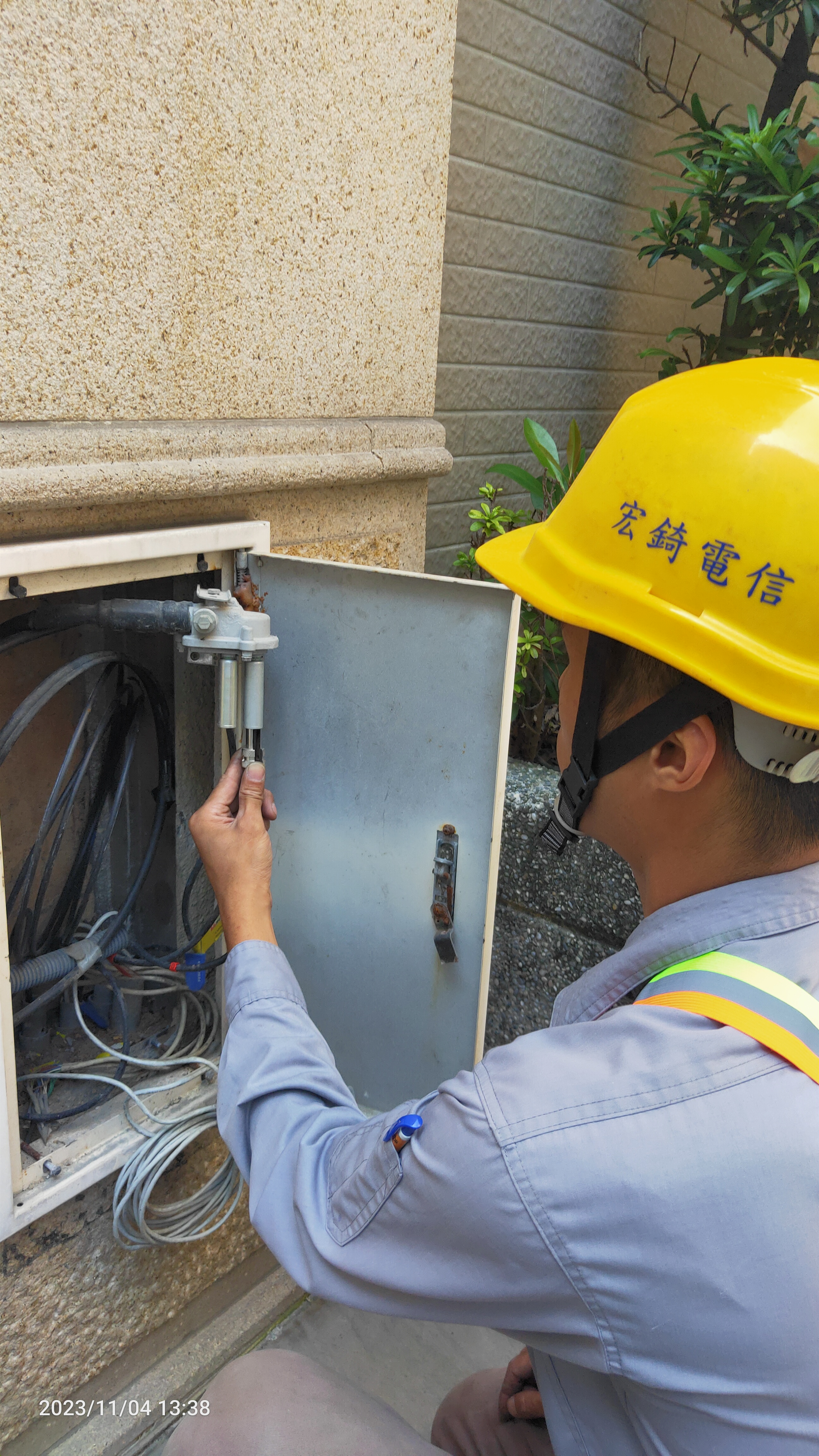 電話線路佈放作業1