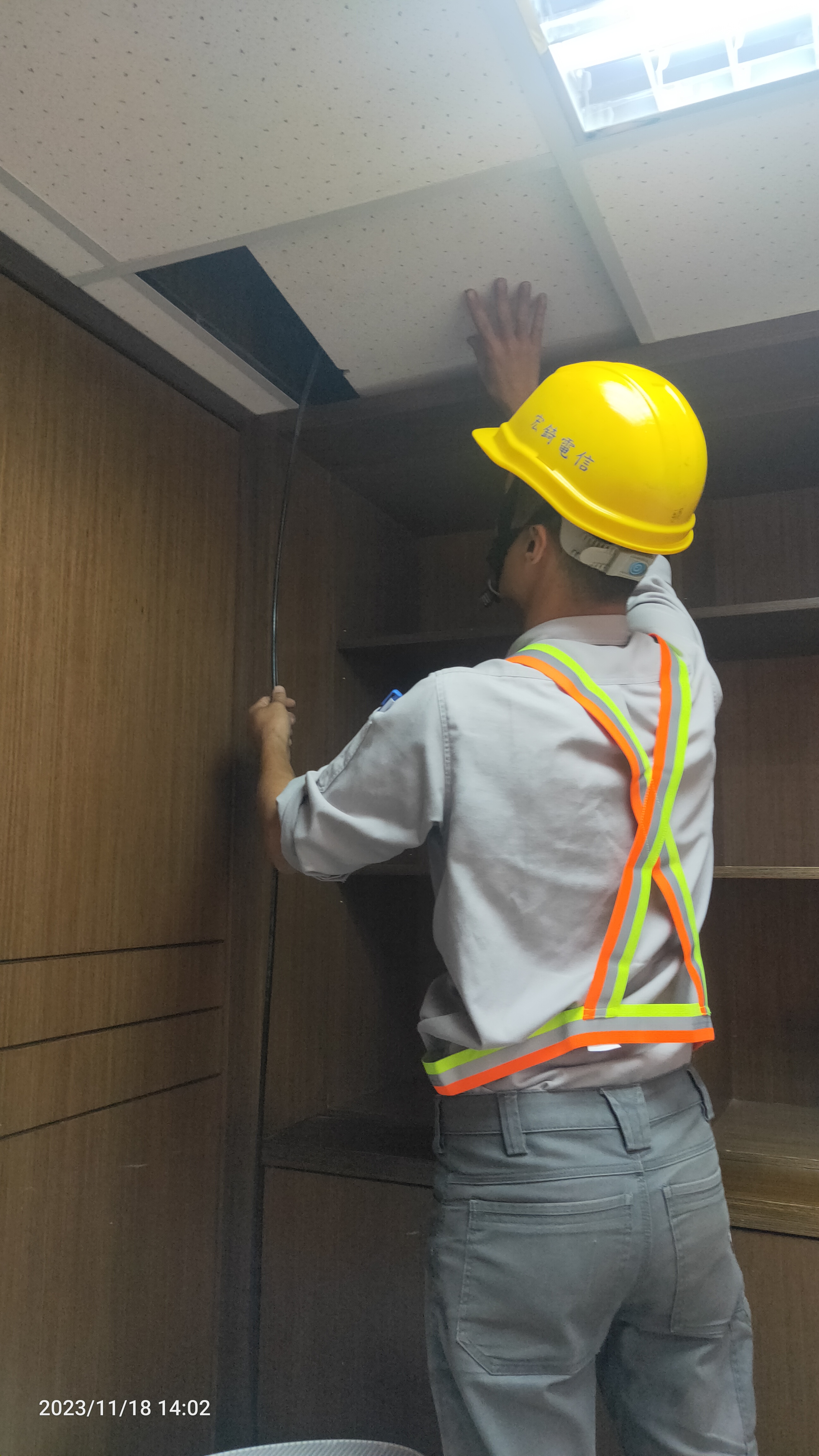 電話線路佈放作業1