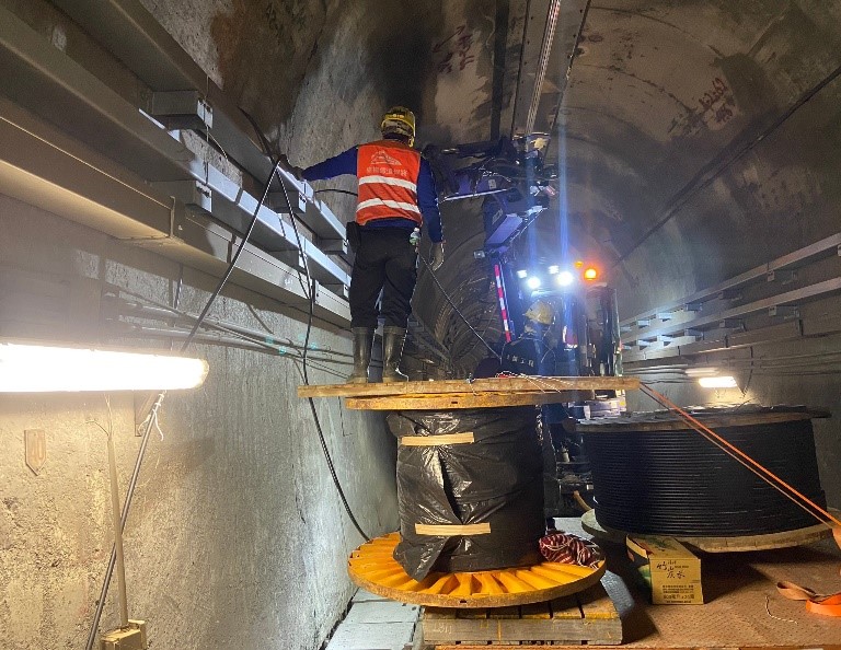 電話線路佈放作業1