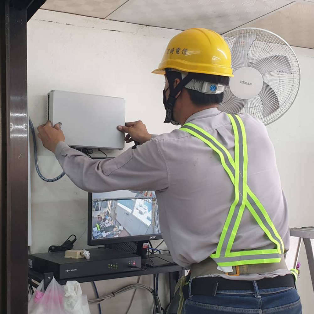 電話線路佈放作業3