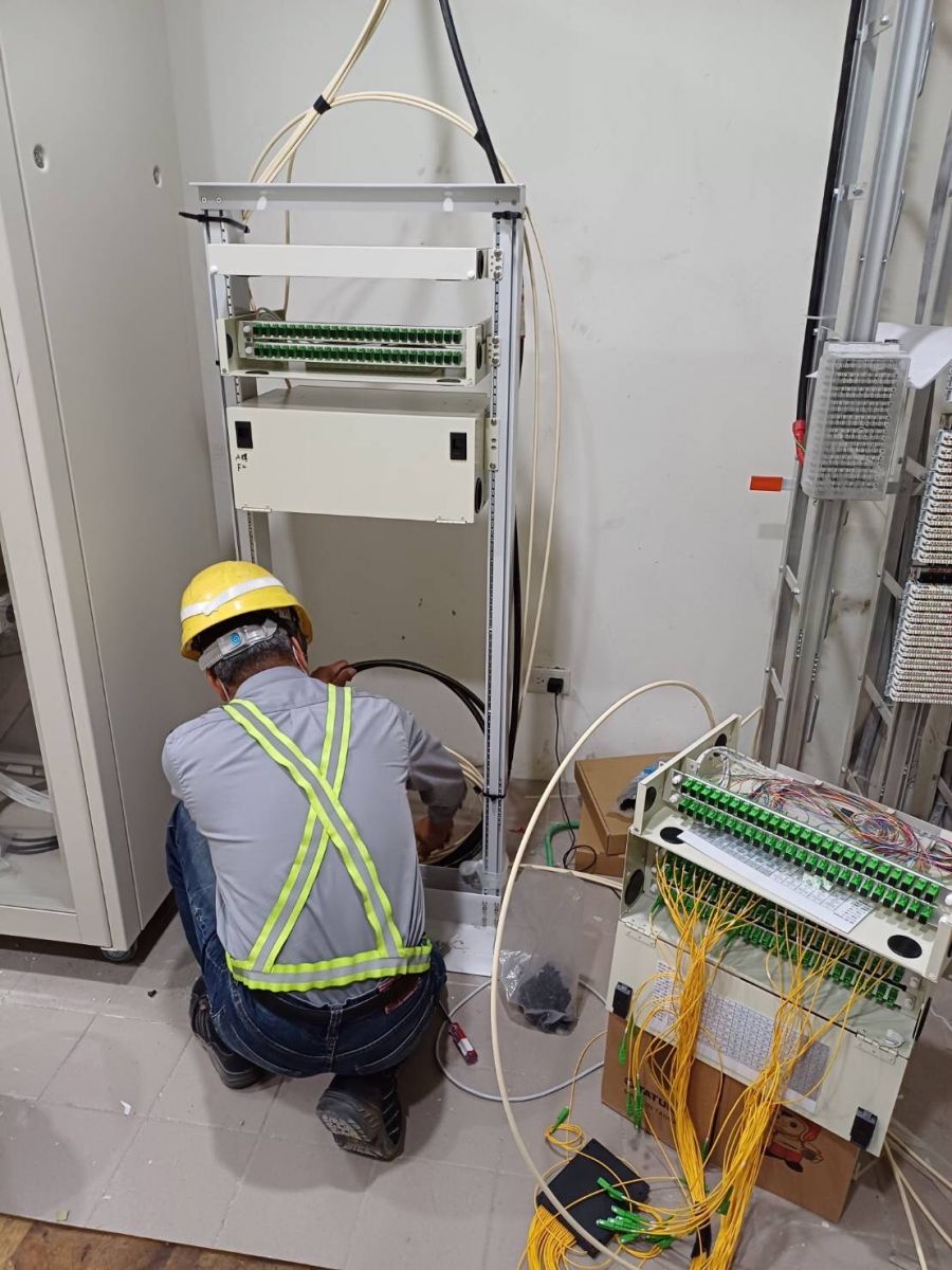 電話線路佈放作業1